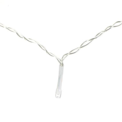 Aigostar - Εξωτερικό χριστουγεννιάτικο φωτιστικό LED με 200 LED/8 λειτουργίες 3xAA 5x2m IP44 ζεστό λευκό