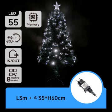 Aigostar - LED εξωτερικό χριστουγεννιάτικο δέντρο LED/3,6W/230V 60 cm IP44 ψυχρό λευκό