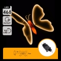 Aigostar - LED διακοσμητικό εξωτερικού χώρου 504xLED IP44 θερμό λευκό πεταλούδα