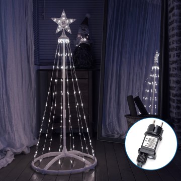 Aigostar - LED Εξωτερική Χριστουγεννιάτικη Διακόσμηση LED/3,6W/230V 180 εκ. IP44 ψυχρό λευκό