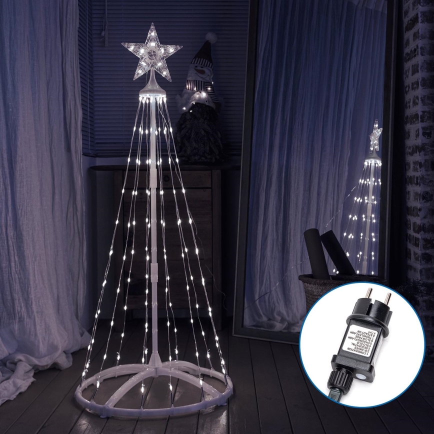 Aigostar - LED Εξωτερική Χριστουγεννιάτικη Διακόσμηση LED/3,6W/230V 180 εκ. IP44 ψυχρό λευκό