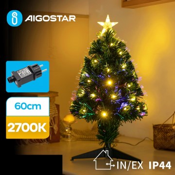 Aigostar - LED Εξωτερικού χώρου Χριστουγεννιάτικο δέντρο LED/3,6W/230V 60 cm IP44 θερμό λευκό