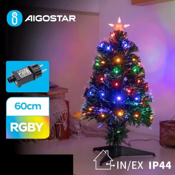 Aigostar - LED Εξωτερικού χώρου Χριστουγεννιάτικο δέντρο LED/3,6W/230V 60 cm IP44 πολύχρωμα