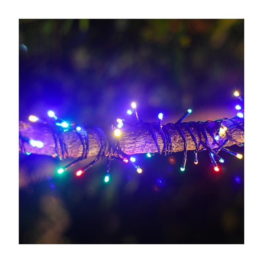 Aigostar - LED Ηλιακά Χριστουγεννιάτικα λαμπάκια 100xLED/8 λειτουργίες 12m IP65 πολύχρωμα