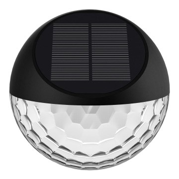 Aigostar - LED Ηλιακό Επιτοίχιο Φωτιστικό LED/2W/1,2V μαύρο 300 mAh 2700K IP44