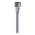 Aigostar - LED Ηλιακό Φωτιστικό LED/0,006W/1,2V 40 mAh 29,5 εκ. ματ χρώμιο 6500K IP44
