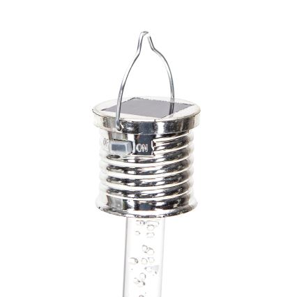 Aigostar - LED Ηλιακό Φωτιστικό LED/0,006W/1,2V χρώμιο 40 mAh 6500K IP44