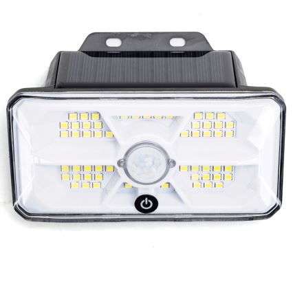 Aigostar - Ηλιακό φωτιστικό LED με αισθητήρα LED/3,7V 6500K 500 mAh IP65 μαύρο