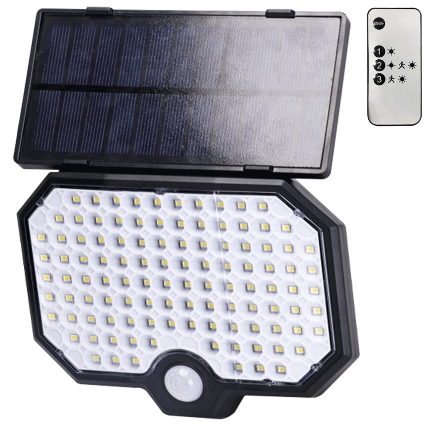 Aigostar - LED Ηλιακό φωτιστικό με αισθητήρα κίνησης LED/2,4W/3,7V IP65