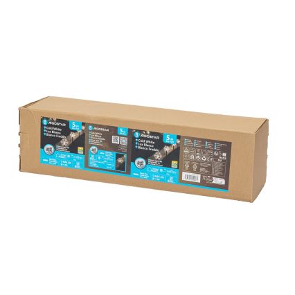 Aigostar - LED Ηλιακό Χριστουγεννιάτικο φωστικό LED/0,054W/1,2V 1m 800 mAh IP65 ψυχρό λευκό