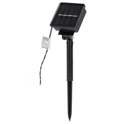 Aigostar - LED Ηλιακό χριστουγεννιάτικο φωτιστικό αλυσίδα 50xLED/8 λειτουργίες 12μ 800mAh IP65 ζεστό λευκό