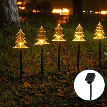 Aigostar - LED Ηλιακό Χριστουγεννιάτικο Φωτιστικό LED/0,054W/1,2V 1m IP65 ζεστό λευκό