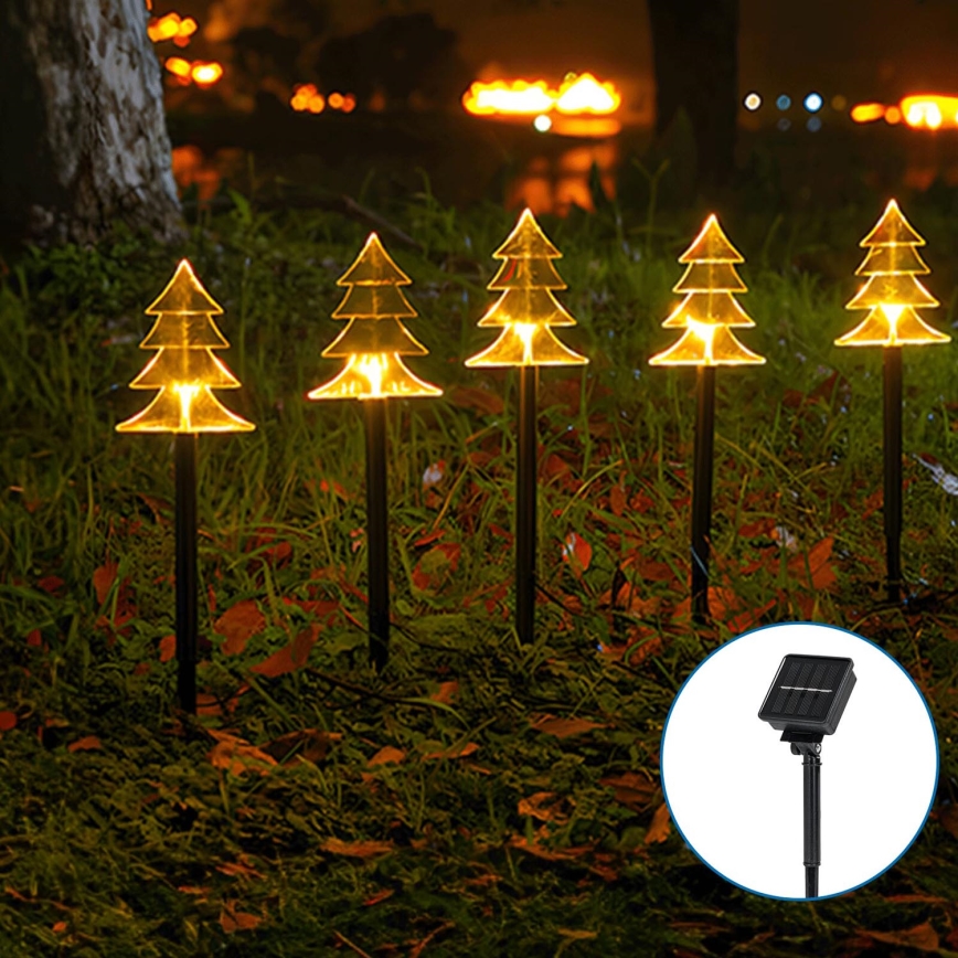 Aigostar - LED Ηλιακό Χριστουγεννιάτικο Φωτιστικό LED/0,054W/1,2V 1m IP65 ζεστό λευκό