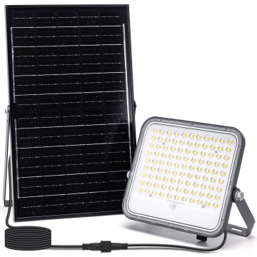 Aigostar - LED Ηλιακός προβολέας Dimmable LED/150W/3,4V 3000/4000/6500K IP66 + τηλεχειριστήριο