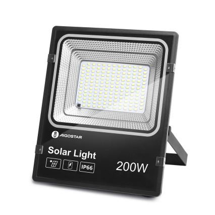 Aigostar - LED Ηλιακός προβολέας Dimmable LED/200W/3,2V IP66 15000 mAh + τηλεχειριστήριο