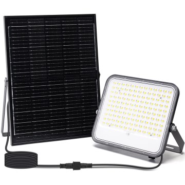 Aigostar - LED Ηλιακός προβολέας Dimmable LED/200W/3,4V 3000/4000/6500K IP66 + τηλεχειριστήριο