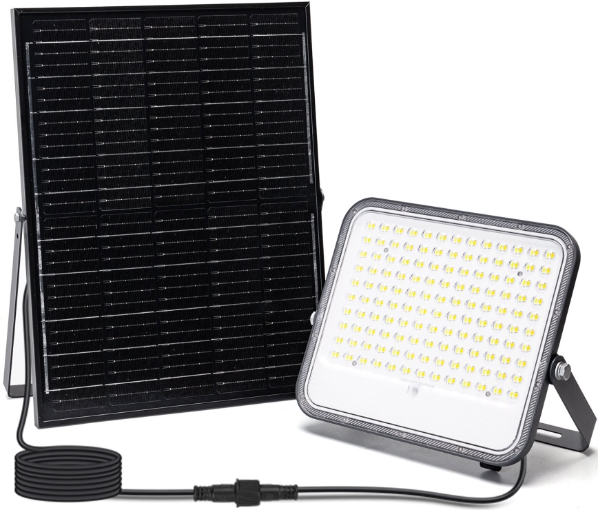 Aigostar - LED Ηλιακός προβολέας Dimmable LED/200W/3,4V 3000/4000/6500K IP66 + τηλεχειριστήριο