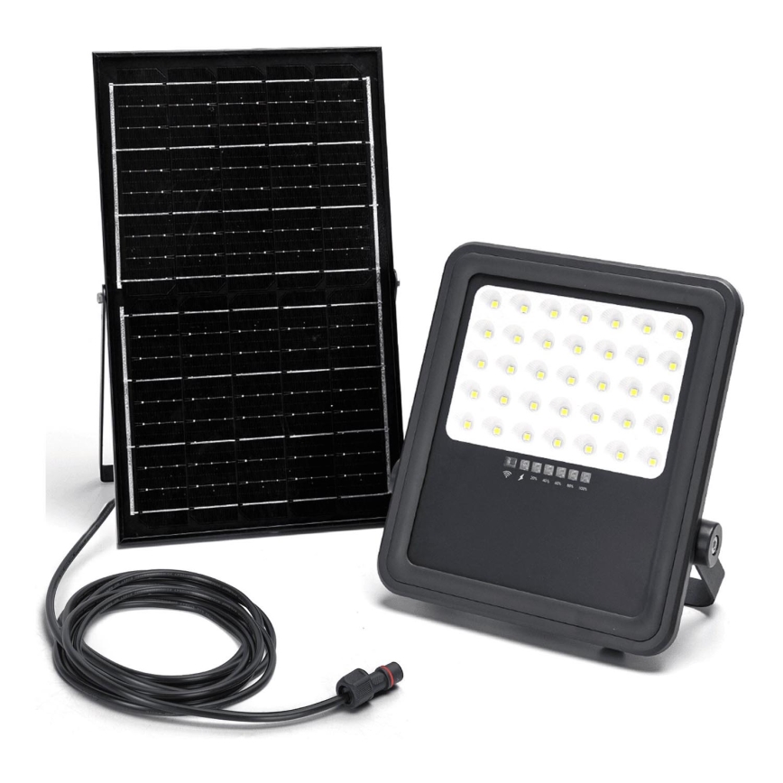 Aigostar - LED Ηλιακός προβολέας Dimmable LED/300W/3,4V IP65 20000 mAh + τηλεχειριστήριο
