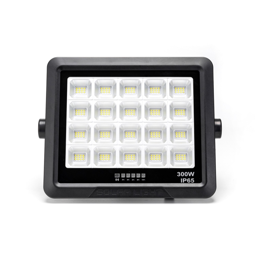 Aigostar - LED Ηλιακός προβολέας Dimmable LED/300W/3,4V IP65 20000 mAh + τηλεχειριστήριο