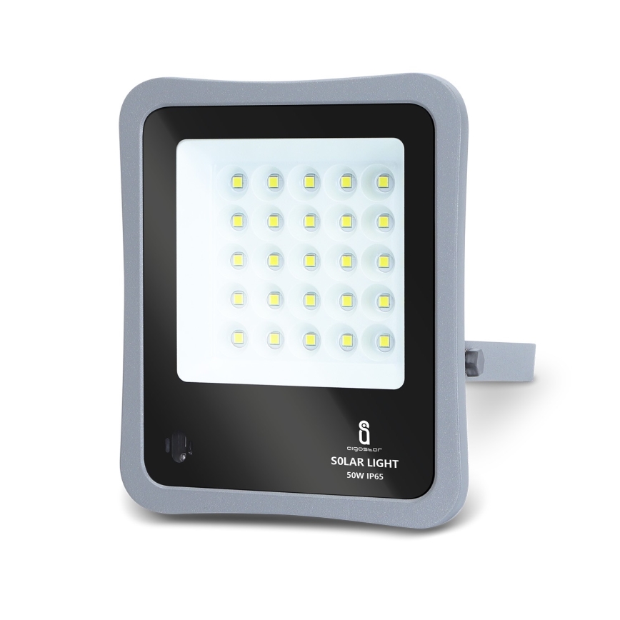 Aigostar - LED Ηλιακός προβολέας Dimmable LED/50W/3,2V IP65 6000 mAh + RC