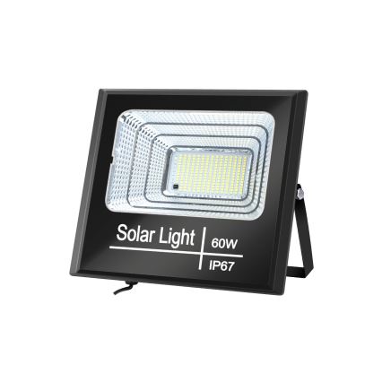 Aigostar - LED Ηλιακός προβολέας Dimmable LED/60W/3,2V 2000 mAh IP67 + RC
