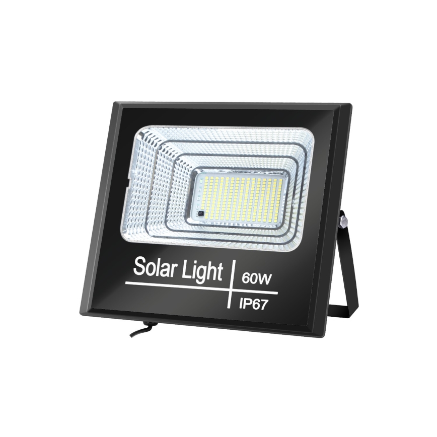 Aigostar - LED Ηλιακός προβολέας Dimmable LED/60W/3,2V 2000 mAh IP67 + RC