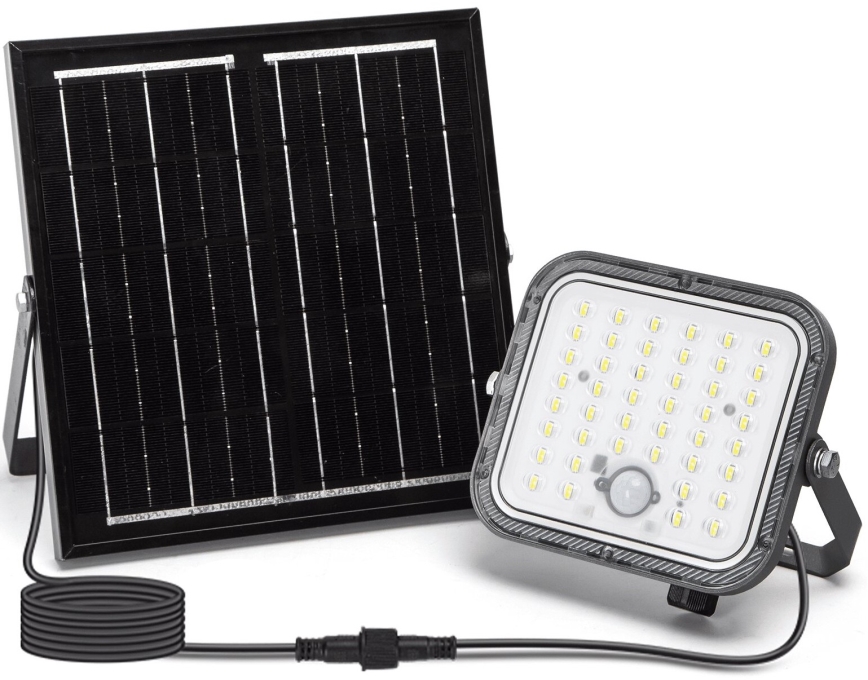 Aigostar - LED Ηλιακός προβολέας Dimmable με αισθητήρα LED/80W/3,4V 6500K IP66 + τηλεχειριστήριο
