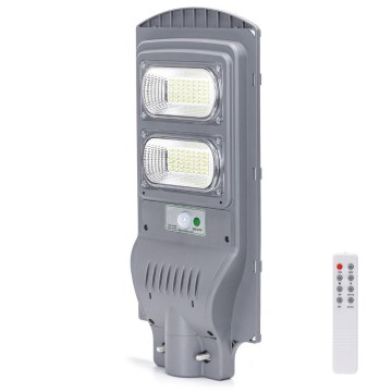 Aigostar - LED ηλιακός φωτισμός δρόμου με αισθητήρα LED/100W/3,2V 10000mAh IP65 6500K + τηλεχειριστήριο