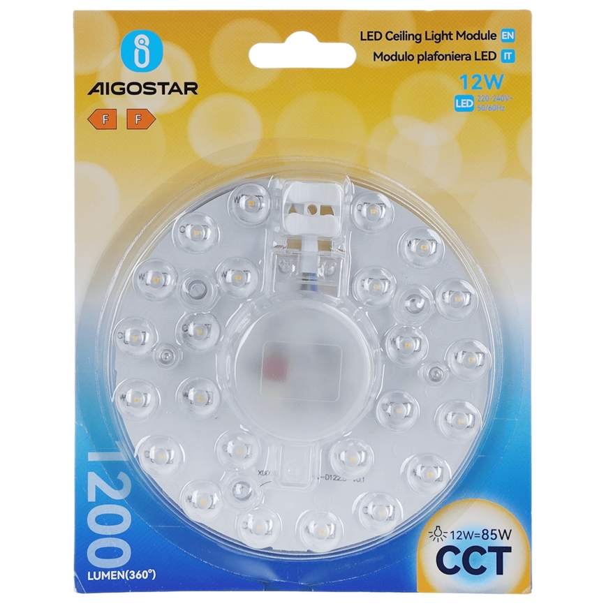 Aigostar - LED μαγνητική μονάδα LED/12W/230V 3000/4000/6500K