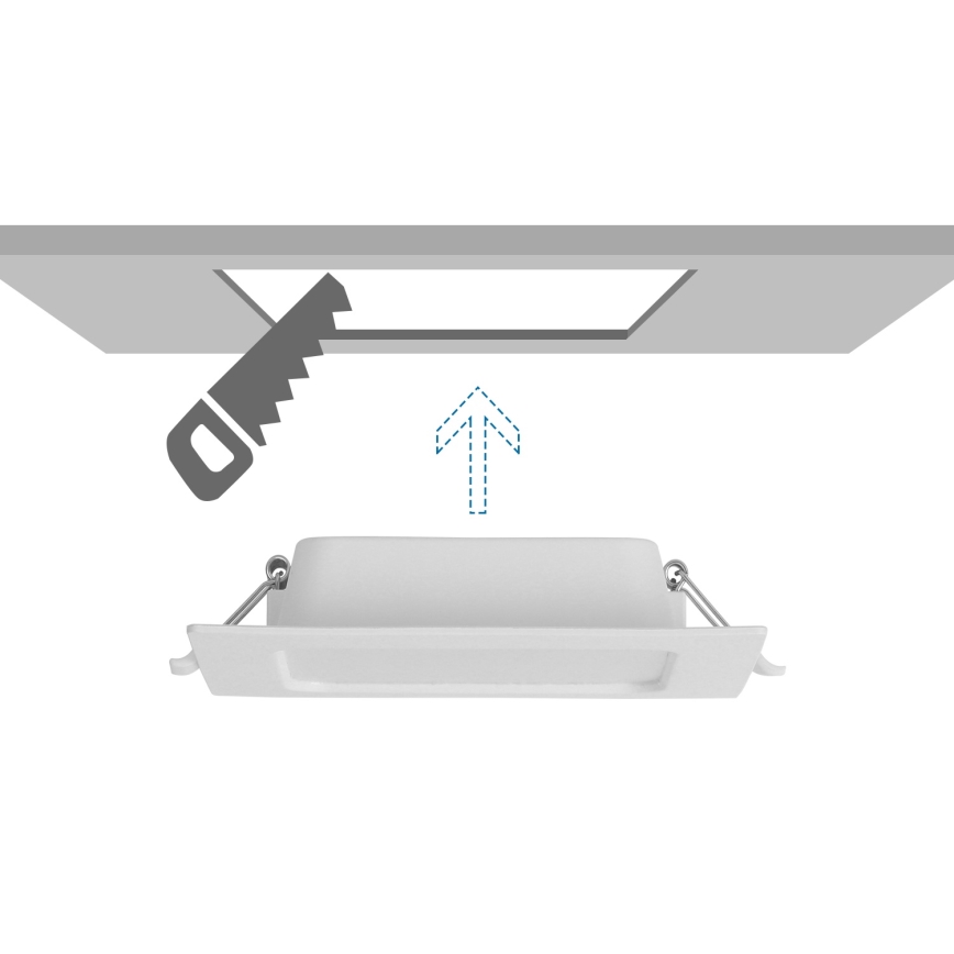 Aigostar - LED Οροφής Λαμπτήρας LED/6W/230V 6500K 12x12 εκ. λευκό