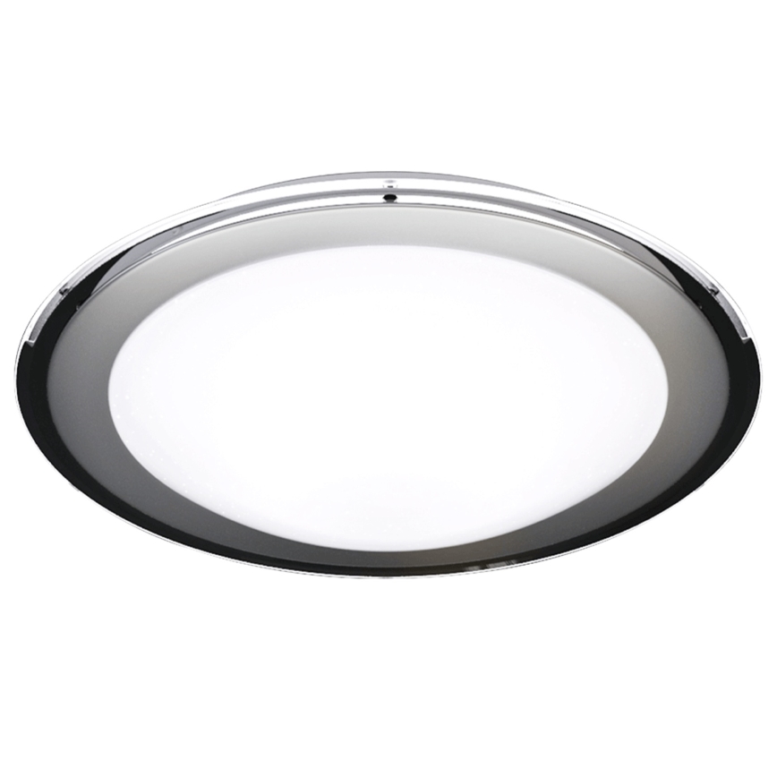 Aigostar - LED Ρυθμιζόμενο φωτιστικό οροφής LED/60W/230V 2700-6500K διάμετρος 52,7 εκ. χρώμιο + τηλεχειριστήριο