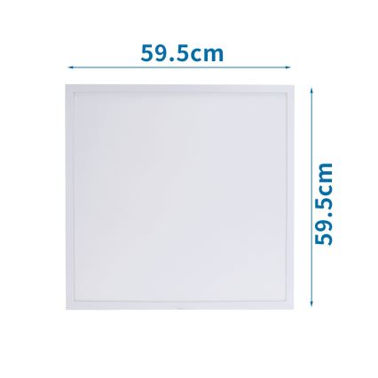 Aigostar - LED Οροφιαίο πάνελ LED/40W/230V 6500K 60x60cm λευκό