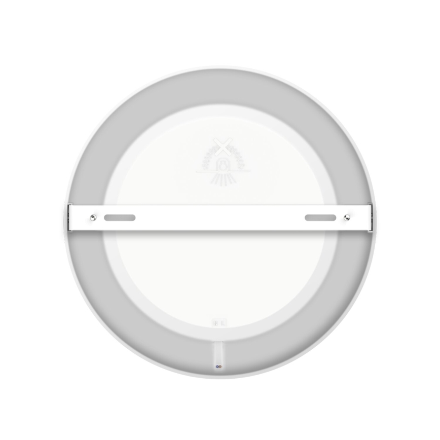 Aigostar - LED Πλαφονιέρα οροφής LED/12W/230V διάμετρος 17,4 cm 4000K λευκό