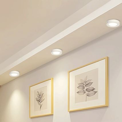 Aigostar - LED Πλαφονιέρα οροφής LED/18W/230V διάμετρος 22,6 cm 4000K λευκό