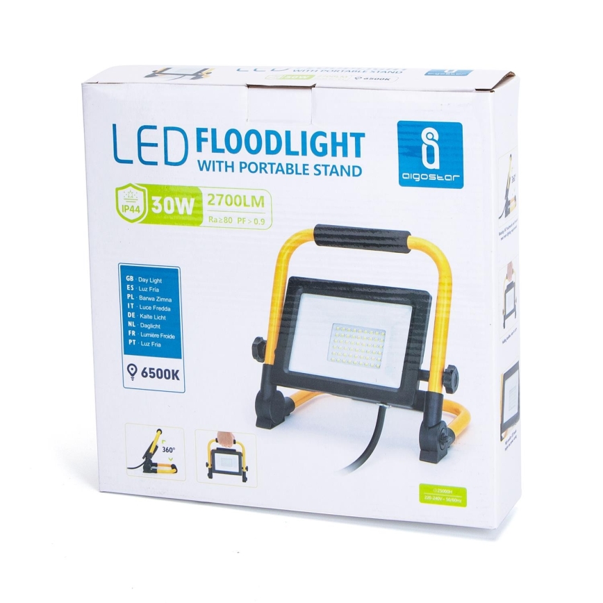 Aigostar - LED Προβολέας με βάση LED/30W/230V IP44