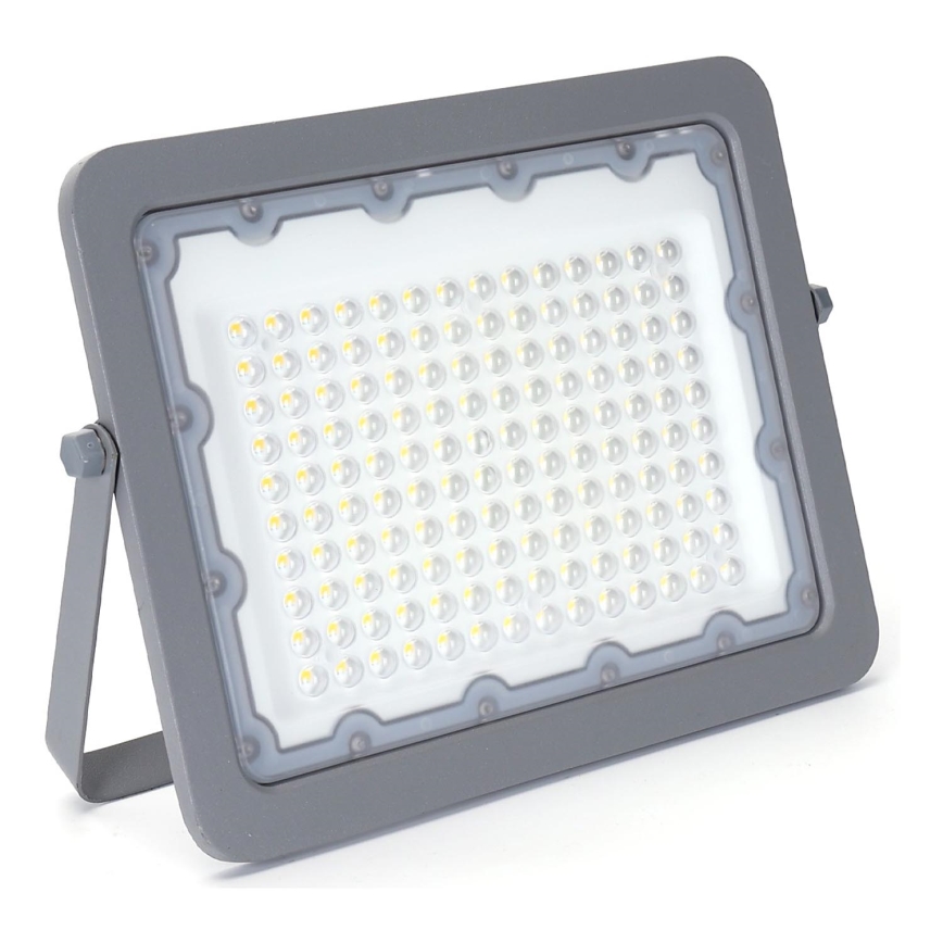 Aigostar - LED Προβολέας LED/100W/230V γκρι 4000K IP65