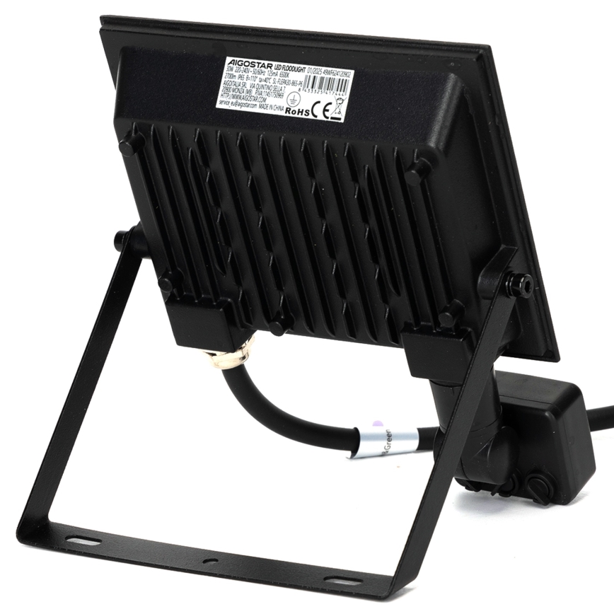 Aigostar - LED προβολέας με αισθητήρα LED/30W/230V 4000K IP65