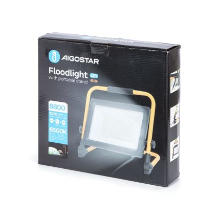 Aigostar - LED Προβολέας με βάση LED/100W/230V 6500K IP65