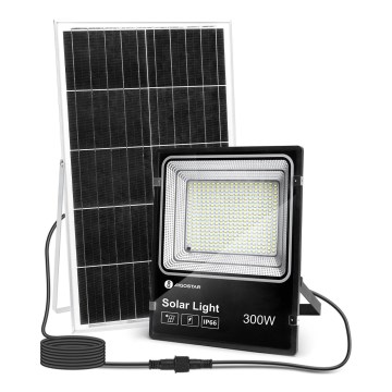 Aigostar - LED ρυθμιζόμενος ηλιακός προβολέας LED/300W/3,2V IP66 25000 mAh + τηλεχειριστήριο