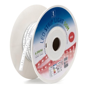 Aigostar - LED Ταινία LED/325W/230V 50m κόκκινο IP65