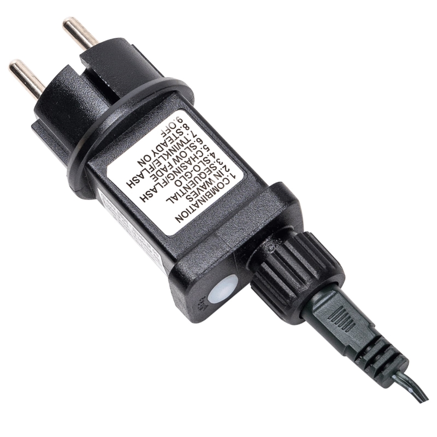 Aigostar - LED υπαίθρια χριστουγεννιάτικη γιρλάντα 1500xLED/8 λειτουργίες 78m IP44 θερμό λευκό