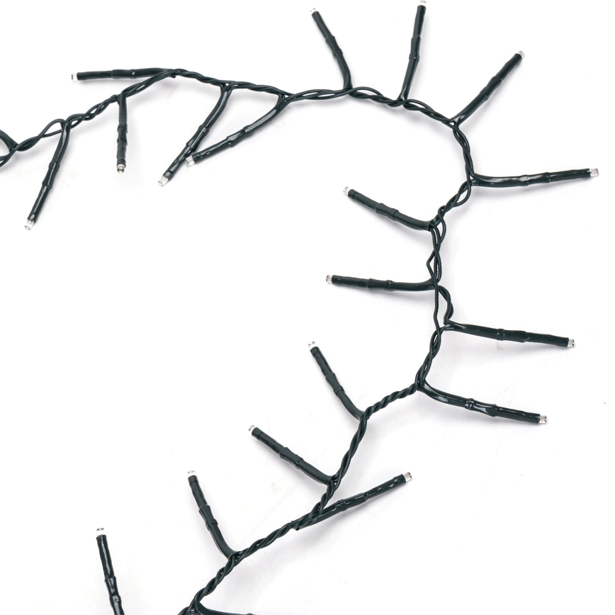 Aigostar - LED υπαίθρια χριστουγεννιάτικη γιρλάντα 200xLED/8 λειτουργιών 8m IP44 ψυχρό λευκό