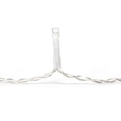 Aigostar - LED χριστουγεννιάτικη γιρλάντα εξωτερικού χώρου 300xLED/8 λειτουργίες 15x0,4 m IP44 ψυχρό λευκό