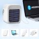 Aigostar - LED Φορητό κλιματιστικό air cooler 3σε1 LED/8W/5V λευκό/γκρι