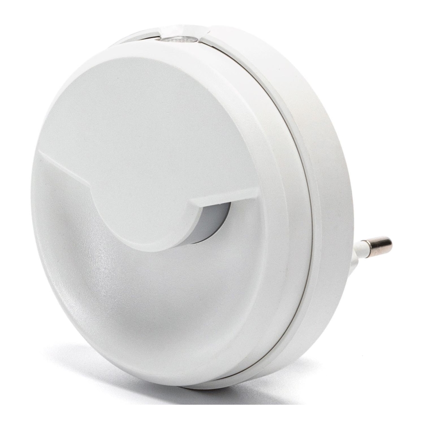 Aigostar - LED Φωτάκι νυκτός με αισθητήρα σούρουπου LED/0,5W/230V 6500K