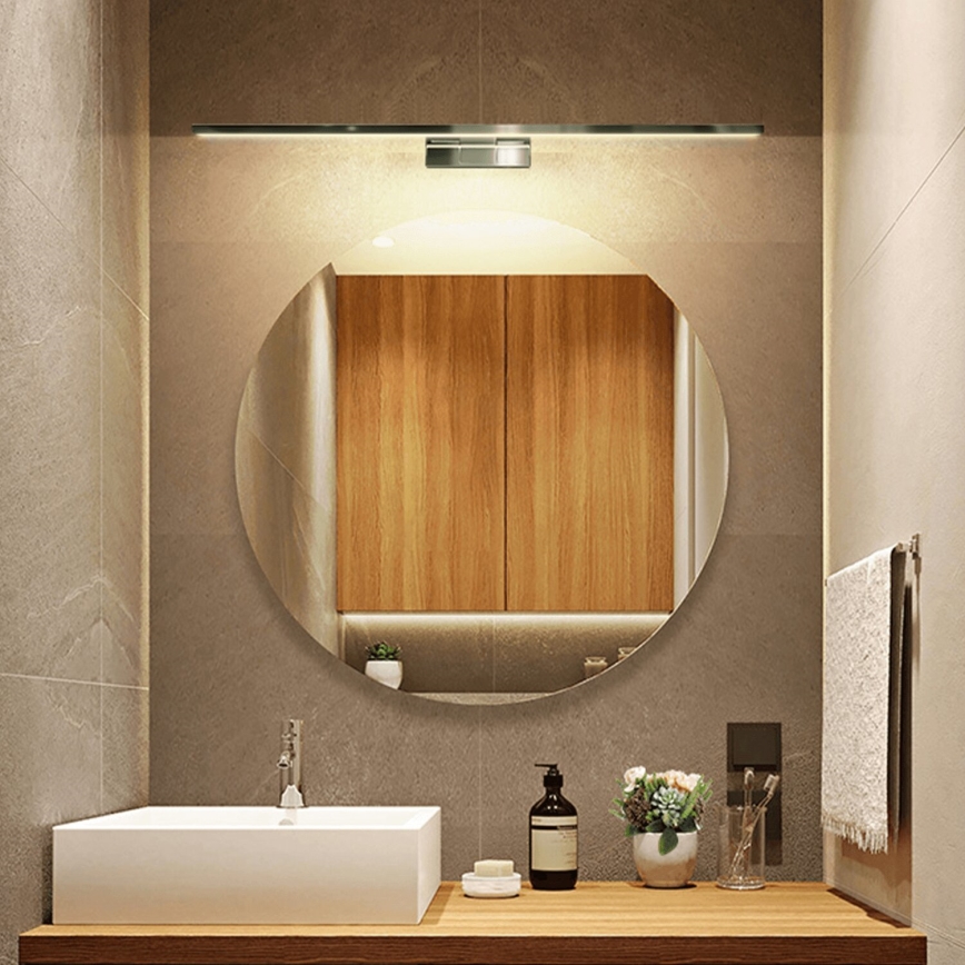Aigostar - LED Φωτιστικό μπάνιου για καθρέφτη LED/12W/230V 4000K 60cm IP44 αλουμίνιο