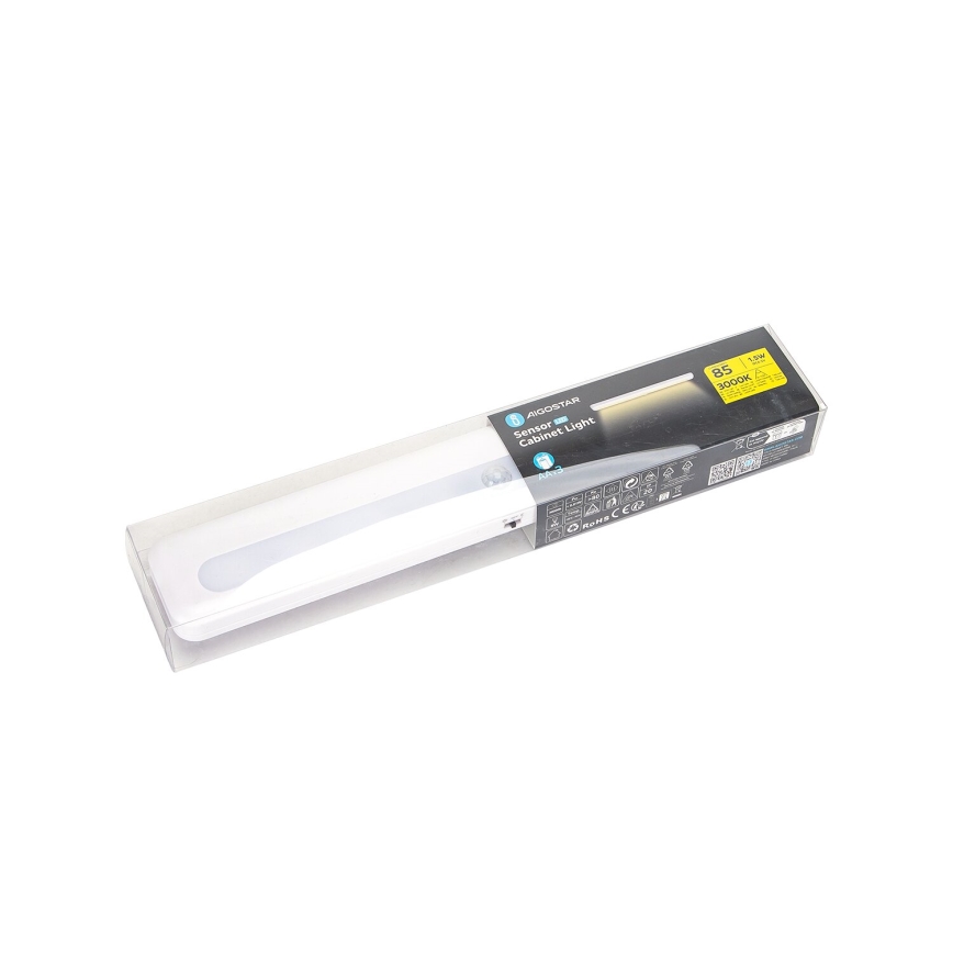 Aigostar - LED Φωτισμός ντουλαπιού με αισθητήρα κίνησης LED/1,5W/3xAA 3000K