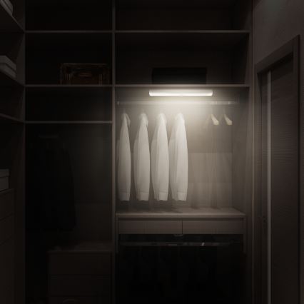 Aigostar - Φωτιστικό επίπλων LED με αισθητήρα, επαναφορτιζόμενο LED/4W/5V 6500K