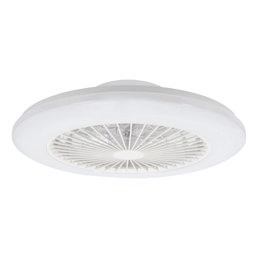 Aigostar - LED Φωτιστικό οροφής dimmable με ανεμιστήρα LED/40W/230V 2700-6500K διάμετρος 48,5 cm λευκό + τηλεχειριστήριο