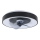 Aigostar - LED Φωτιστικό οροφής dimmable με ανεμιστήρα MESH LED/40W/230V 2700-6500K μαύρο + τηλεχειριστήριο